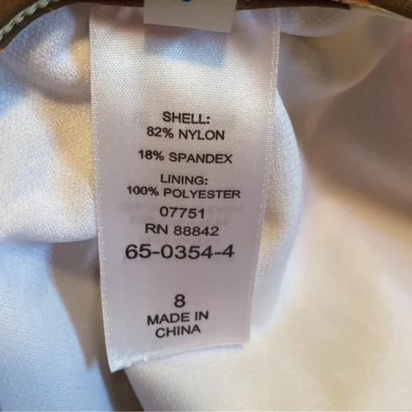 New! Swimsuit For All Tropical Hibiscus Print Two Piece - Picture 11 of 11